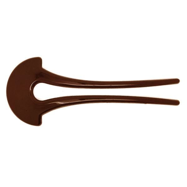 U Chignon Hairpin - Classic Brown - Hair Accessories | Fashiongirl