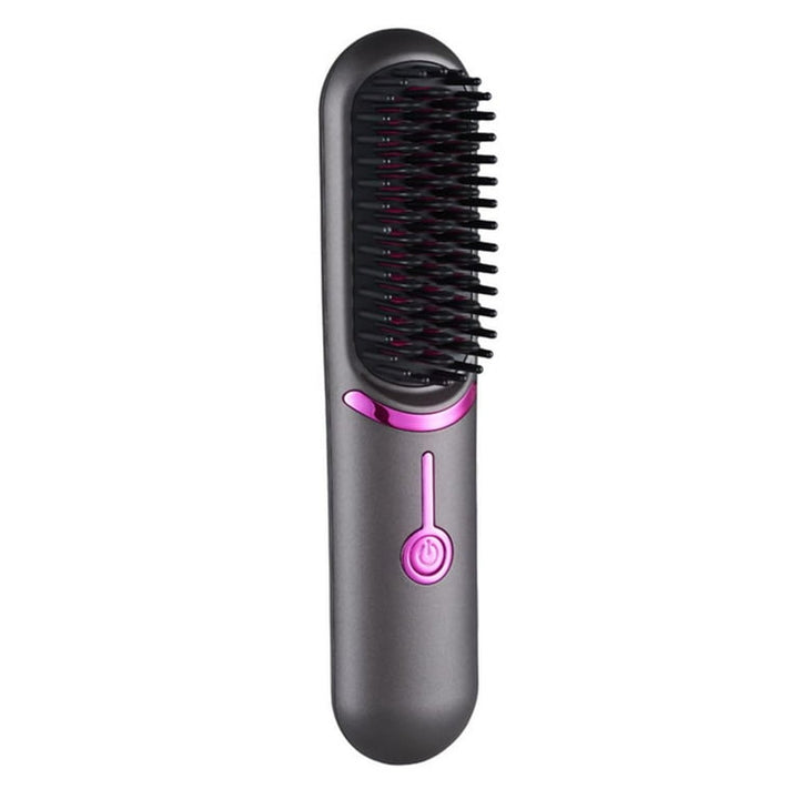 UNIQ 2-in-1 Cordless Hair Straightening Brush & Curler with USB-C - Uncategorized - UNIQ