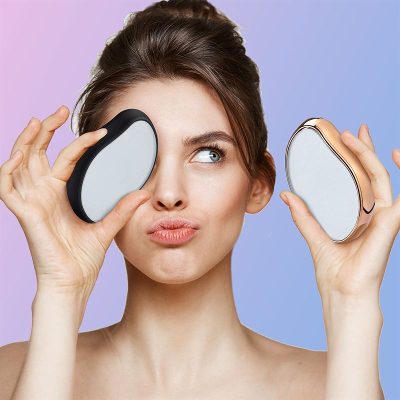 UNIQ Crystal Hair Eraser - Epilator with crystal for painless hair removal - Gold - | Fashiongirl