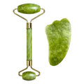 UNIQ Jade Roller Facial Roller Green Quartz with Guasha Stone - | Fashiongirl