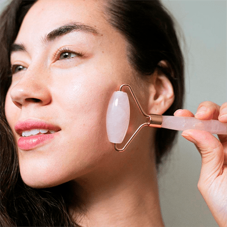 UNIQ Jade Roller Rose Quartz + Guasha Stone | for the face - | Fashiongirl