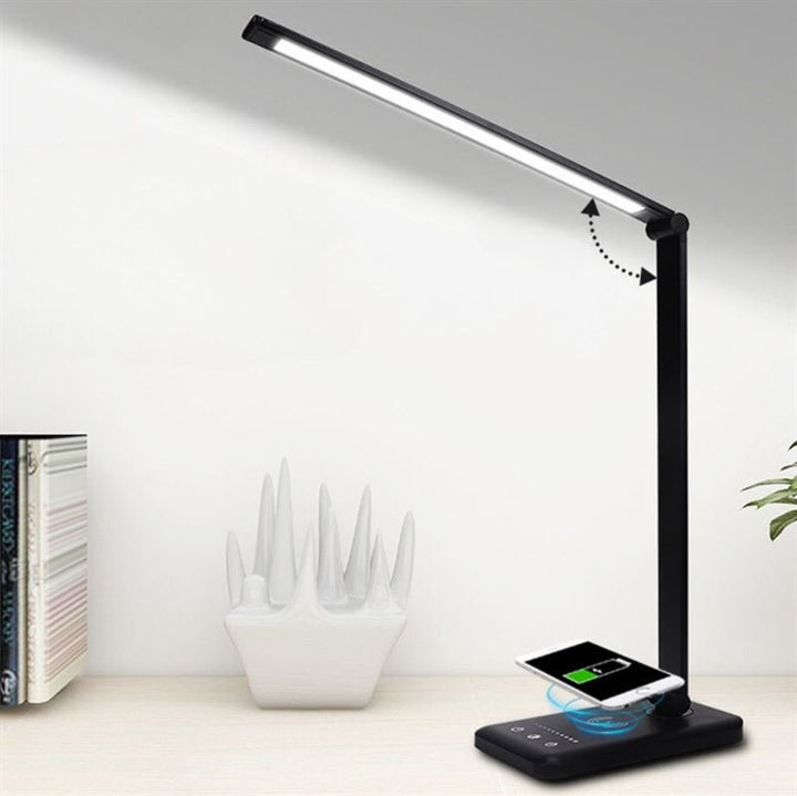 UNIQ LED Nail Table Lamp with wireless charging - Black - | Fashiongirl