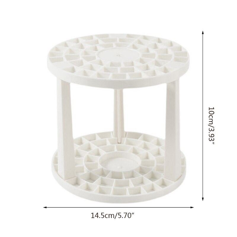 UNIQ Makeup brush organiser - brush holder for 49 brushes - white - | Fashiongirl