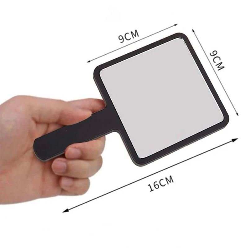 UNIQ Mini Handheld Mirror - Black - | Fashiongirl
