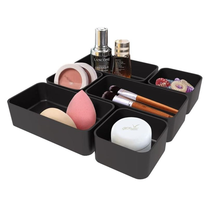 UNIQ Multi Drawer Organiser Set with 8 Boxes - Grey - | Fashiongirl