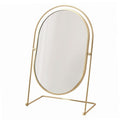 UNIQ Oval Lux Table Mirror - Gold - | Fashiongirl