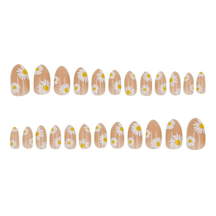 UNIQ Press On Nails with Glue - Chamomile - | Fashiongirl