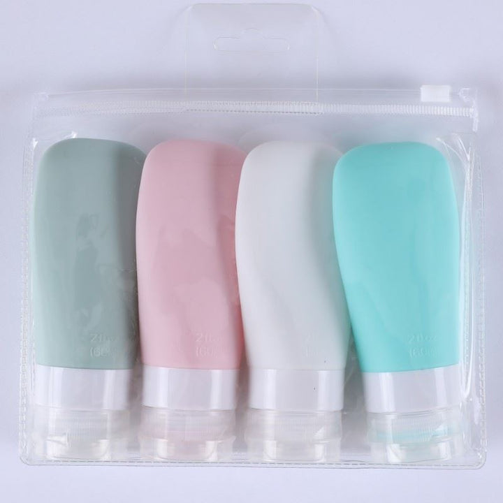 UNIQ Reusable Silicone Travel Bottles - 4 tubes (60ml) - | Fashiongirl