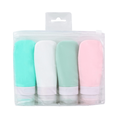 UNIQ Reusable Silicone Travel Bottles - 4 tubes (60ml) - | Fashiongirl