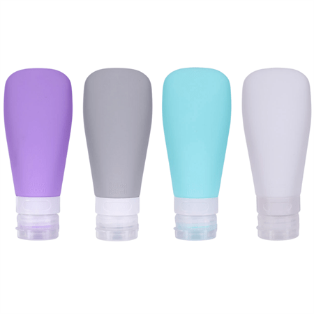 UNIQ Reusable Silicone Travel Bottles - 4 tubes (90ml) - | Fashiongirl