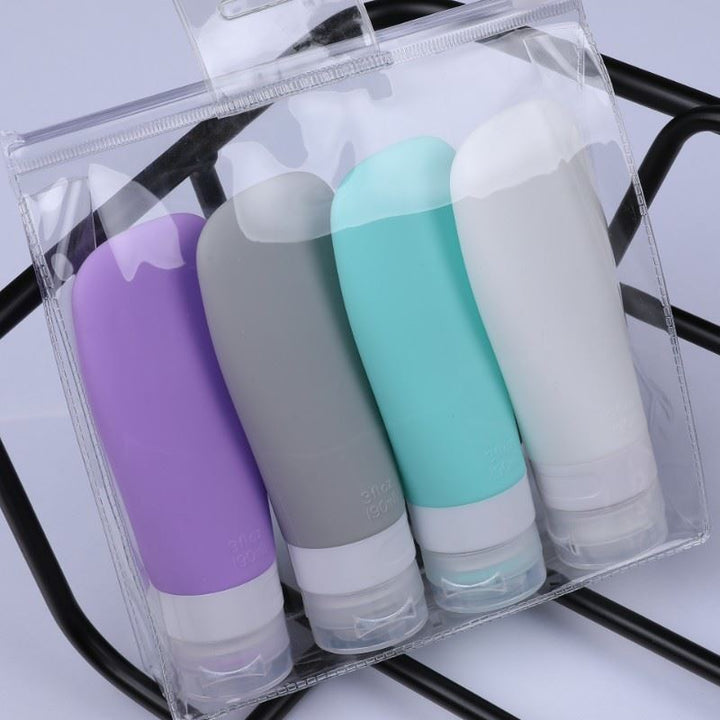 UNIQ Reusable Silicone Travel Bottles - 4 tubes (90ml) - | Fashiongirl