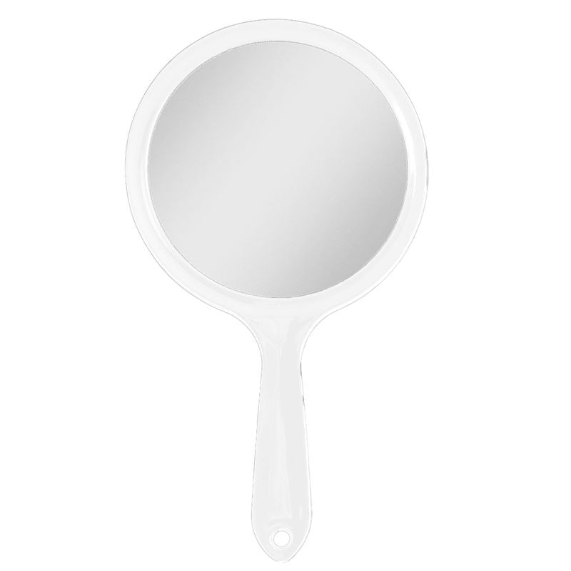 UNIQ Round Double - sided Handheld Mirror - White - | Fashiongirl