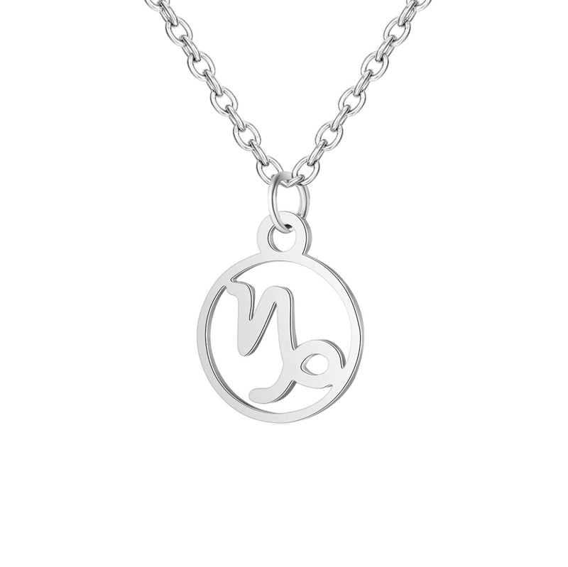 Zodiac Necklace: Capricorn - Zodiac, Silver - | Fashiongirl