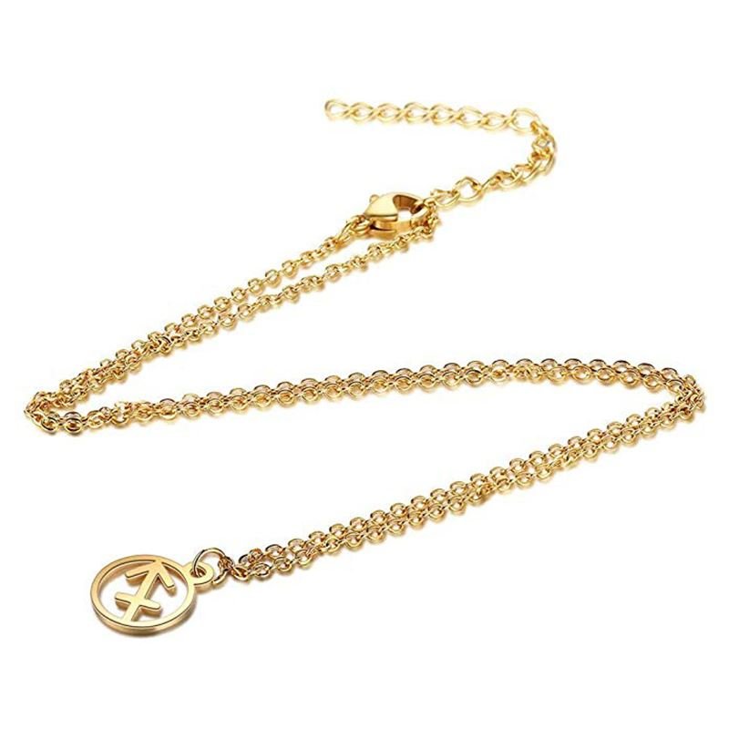 Zodiac Necklace: Gemini - Zodiac, Gold - | Fashiongirl