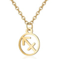 Zodiac Necklace: Sagittarius - Zodiac, Gold - | Fashiongirl